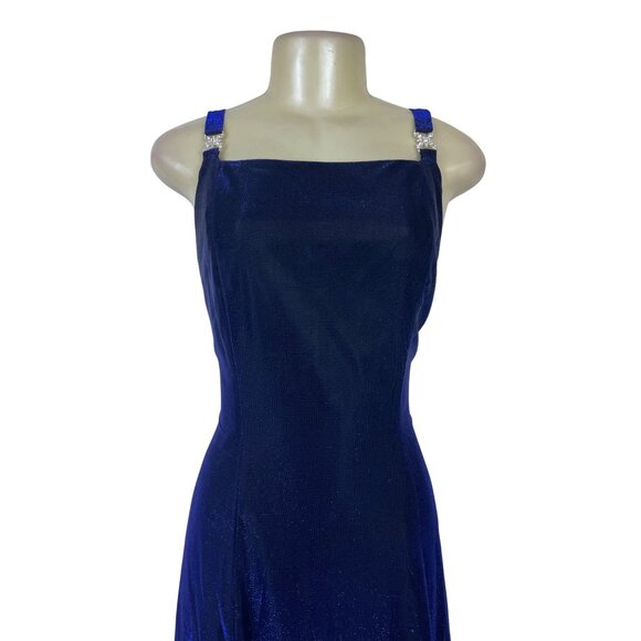 Besty & Adam Blue Women’s Formal Dress With Sparkle Accents Sz 7-8 - Picture 4 of 9
